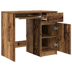 Skrivebord Gammelt Tre 86X49X76 Cm Konstruert Tre
