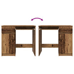 Skrivebord Gammelt Tre 86X49X76 Cm Konstruert Tre