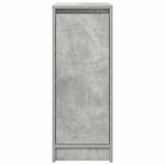 Skoskap Betonggrå 29,5X34X76 Cm Sponplate