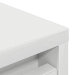 Skoskap Hvit 57X34X76 Cm Konstruert Tre