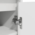 Skoskap Hvit 57X34X76 Cm Konstruert Tre