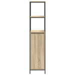 Baderomsskap Med Hyller Sonoma Eik 36X35X165 Cm