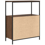 Baderomsskap Med Hyller Brun Eik 76,5X35X95 Cm