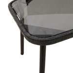 Kaffebord Svart 90 X 45 X 43 Cm Polyrotting