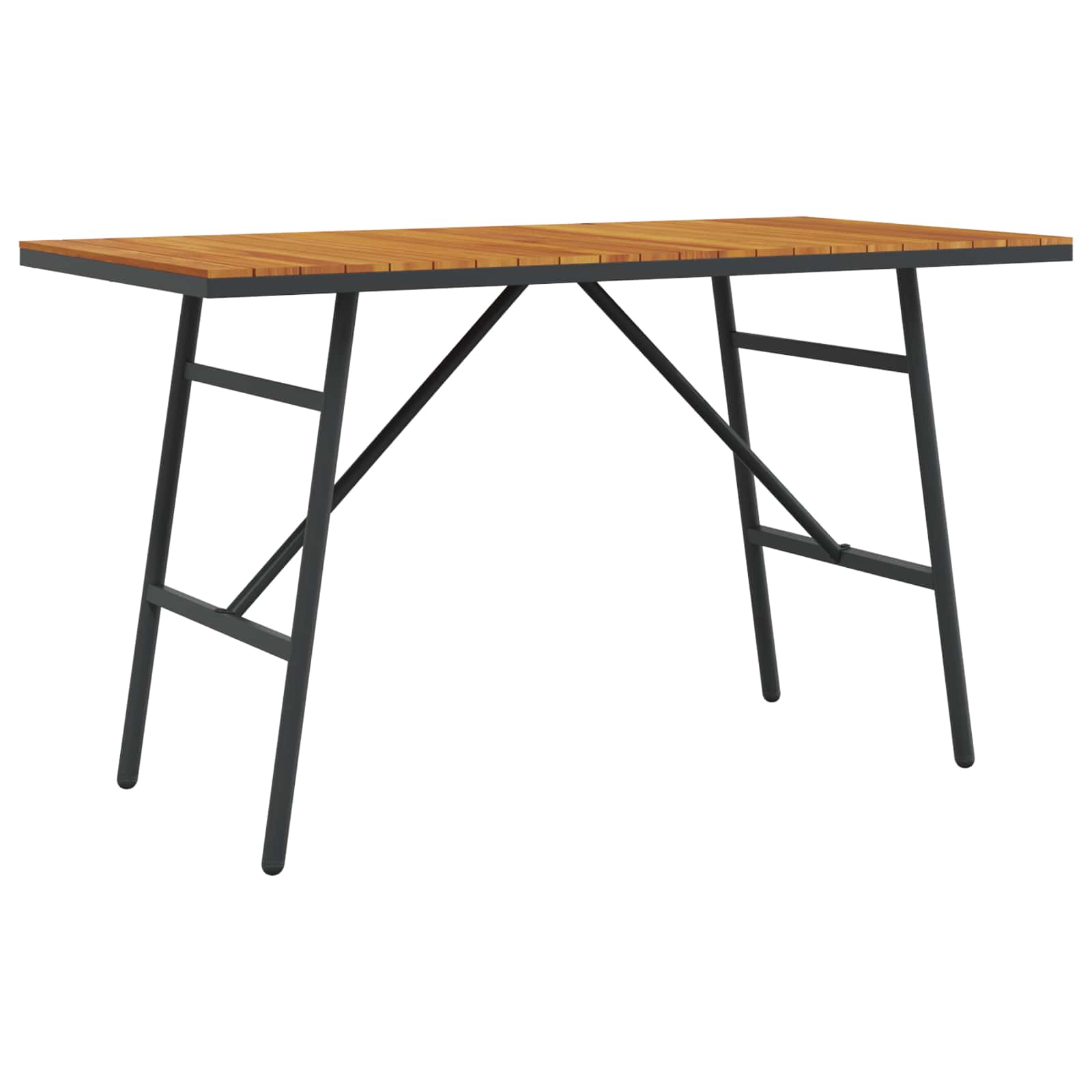 Spisebord Brun 110 X 55 X 61,5 Cm Solid Akasietre