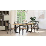 Spisebord Noain U-Formede Ben 180X90X75 Cm Heltre Furu