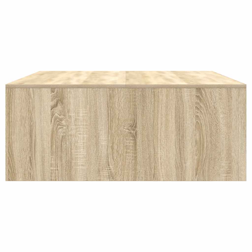 Salongbord Med Skuffer Sonoma Eik 100X100X40 Cm
