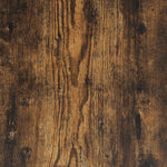 Salongbord Med Skuffer Røkt Eik 100X100X40 Cm
