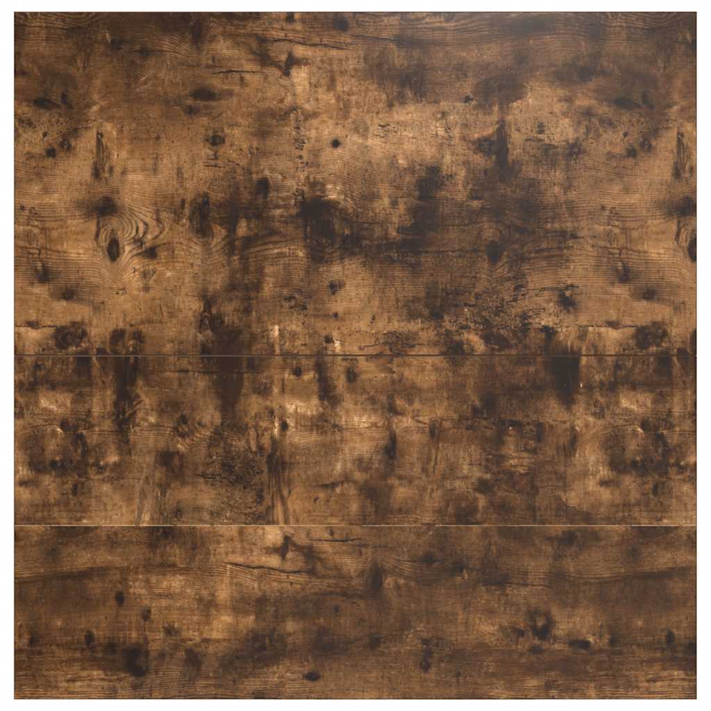 Salongbord Med Skuffer Røkt Eik 100X100X40 Cm