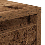 Salongbord Med Skuffer Gammelt Tre 100X100X40 Cm