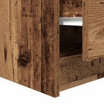 Salongbord Med Skuffer Gammelt Tre 100X100X40 Cm