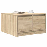 Salongbord Med Skuffer Sonoma Eik 70,5X70X40 Cm