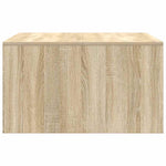 Salongbord Med Skuffer Sonoma Eik 70,5X70X40 Cm