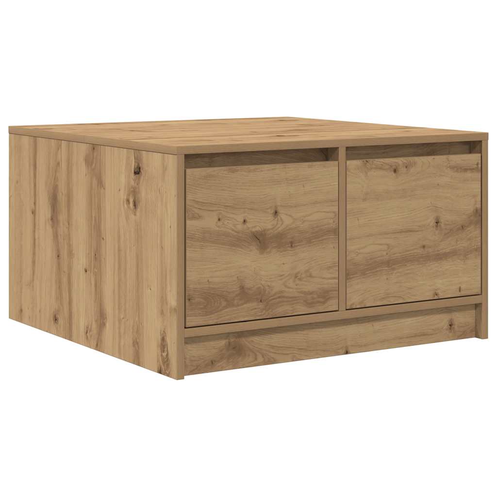Salongbord Med Skuffer Artisan Eik 70,5X70X40 Cm