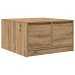 Salongbord Med Skuffer Artisan Eik 70,5X70X40 Cm