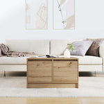 Salongbord Med Skuffer Artisan Eik 70,5X70X40 Cm