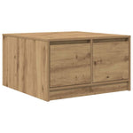 Salongbord Med Skuffer Artisan Eik 70,5X70X40 Cm