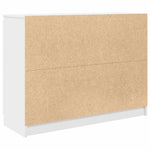 Skjenk Med Skuffer Hvit 100,5X35X76 Cm Konstruert Tre