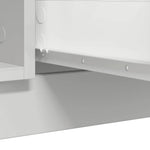 Skjenk Med Skuffer Hvit 100,5X35X76 Cm Konstruert Tre