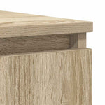 Skjenk Med Skuffer Sonoma Eik 100,5X35X76 Cm Konstruert Tre