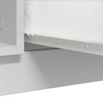 Skjenk Med Skuffer Hvit 100,5X35X76 Cm Konstruert Tre