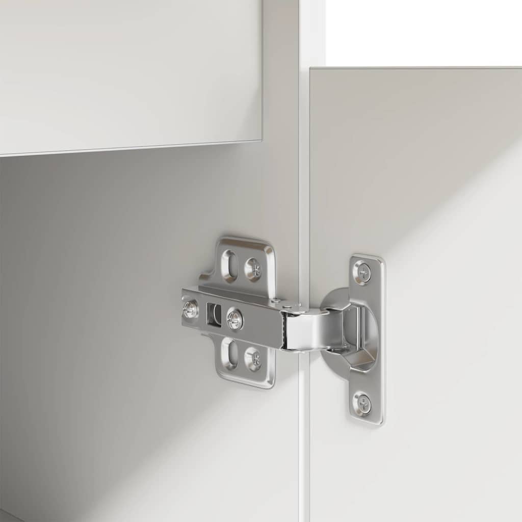 Skrivebord Med Skuff Hvit 140 X 49 X 76 Cm Konstruert Tre