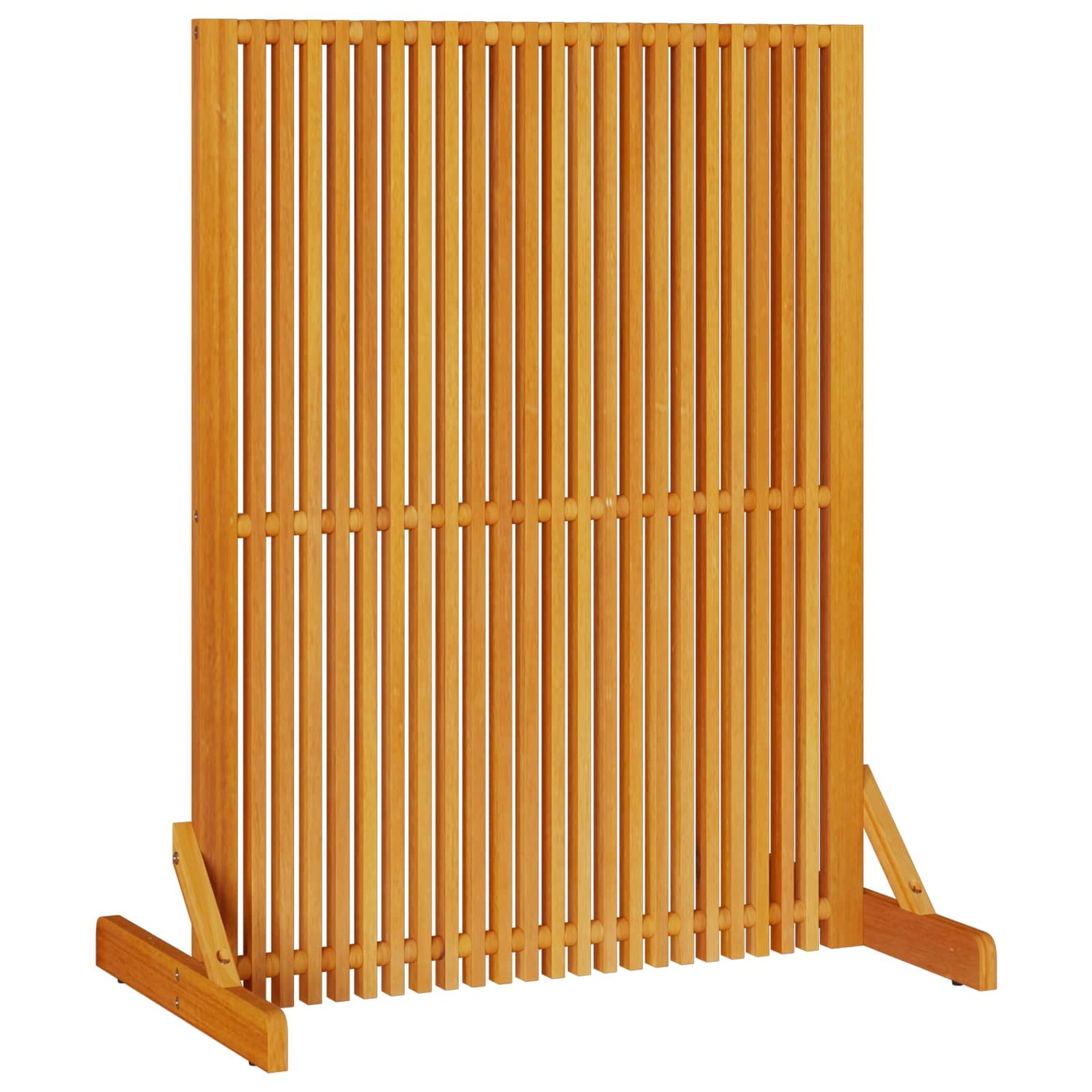 Personvernsvegg Brun 79,5 X 50 X 110 Cm Solid Akasietre