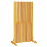 Personvernsvegg Brun 79,5 X 50 X 150 Cm Solid Akasietre