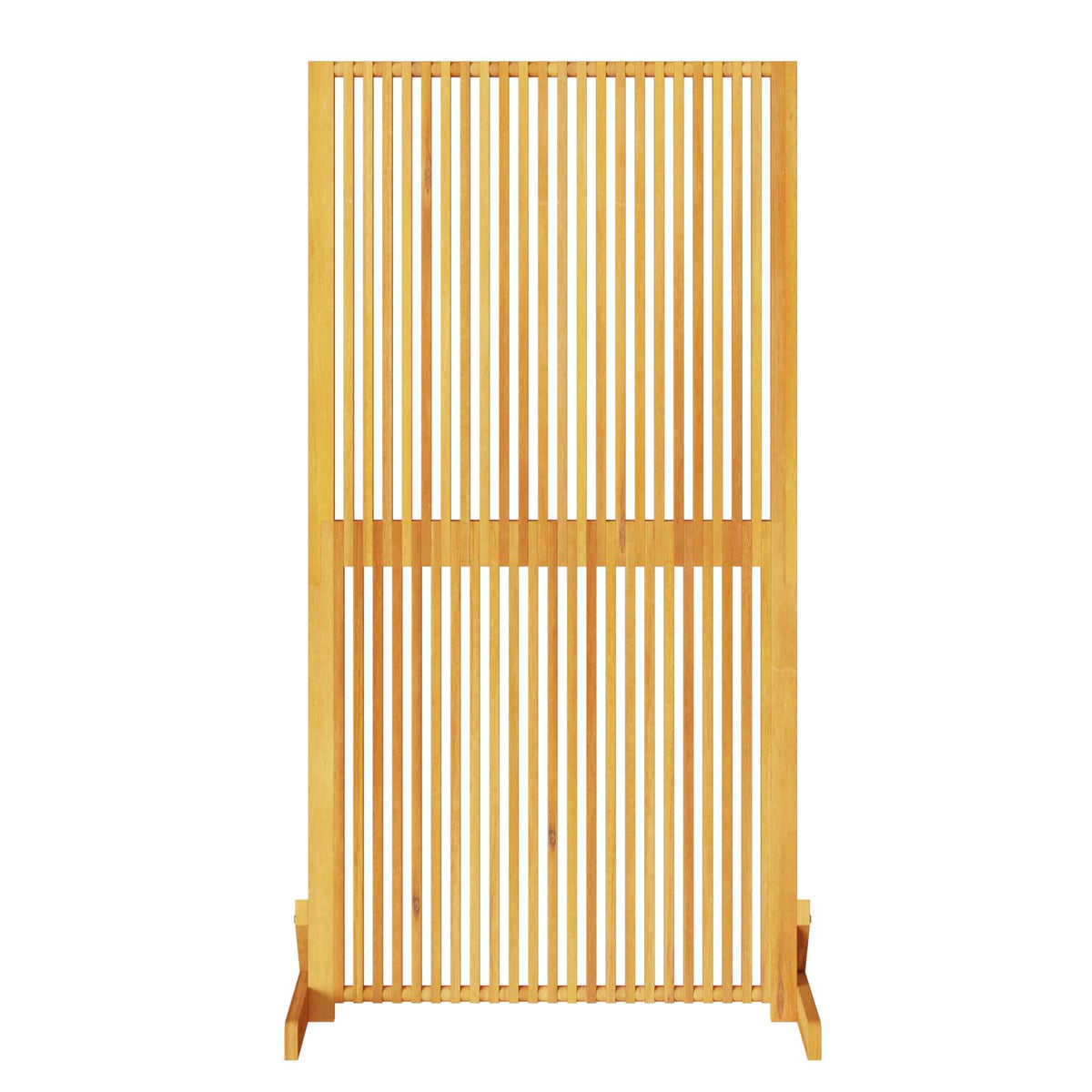 Personvernsvegg Brun 79,5 X 50 X 150 Cm Solid Akasietre