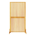 Personvernsvegg Brun 79,5 X 50 X 150 Cm Solid Akasietre