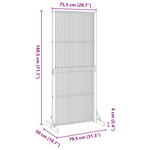 Personvernskjerm Innendørs/Utendørs 180,5 Cm Heltre Akasie