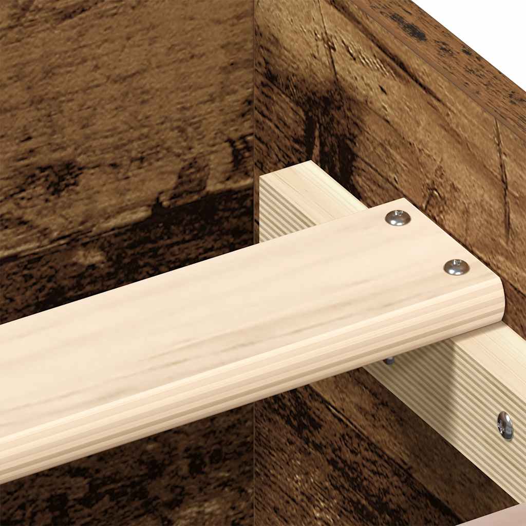 Sengeramme Uten Madrass Gammelt Tre 90X190 Cm Konstruert Tre