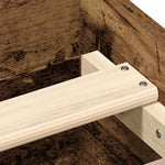 Sengeramme Uten Madrass Gammelt Tre 90X190 Cm Konstruert Tre