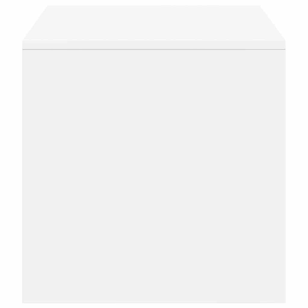 Tv-Benk Hvit 100X40X40 Cm Sponplate