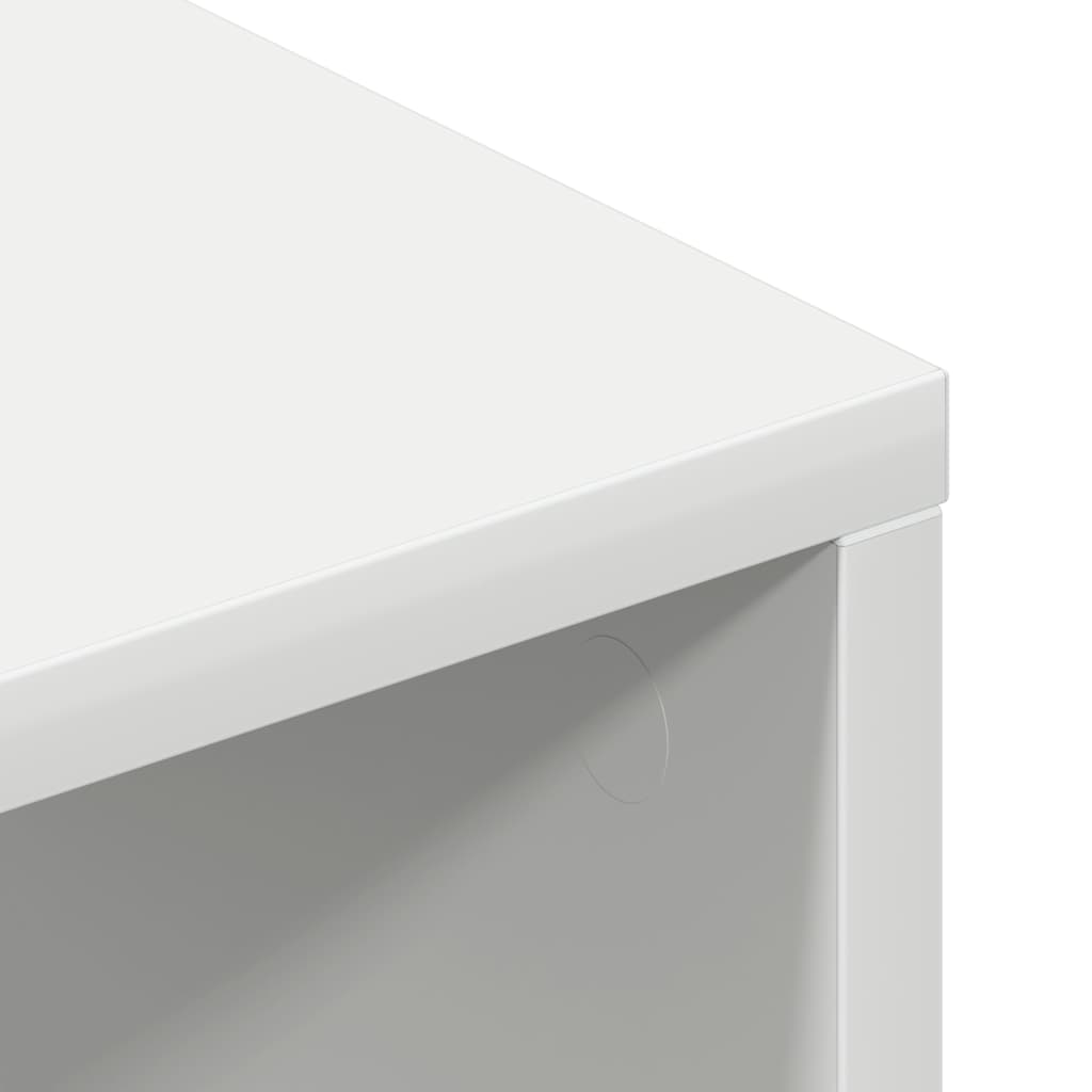 Tv-Benk Hvit 100X40X40 Cm Sponplate