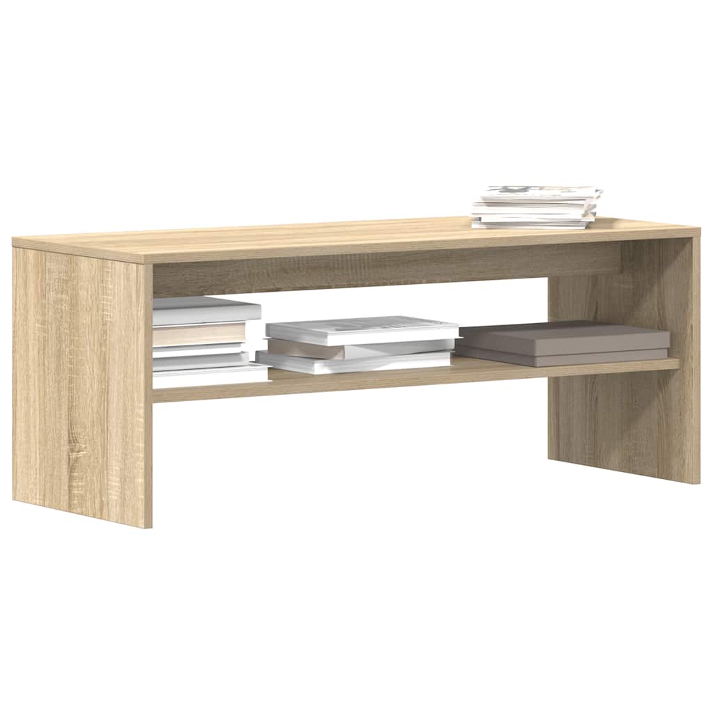 Tv-Benk Sonoma Eik 100X40X40 Cm Sponplate