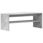 Tv-Benk Betonggrå 100X40X40 Cm Sponplate