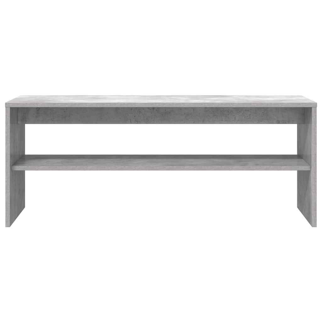Tv-Benk Betonggrå 100X40X40 Cm Sponplate