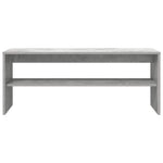 Tv-Benk Betonggrå 100X40X40 Cm Sponplate