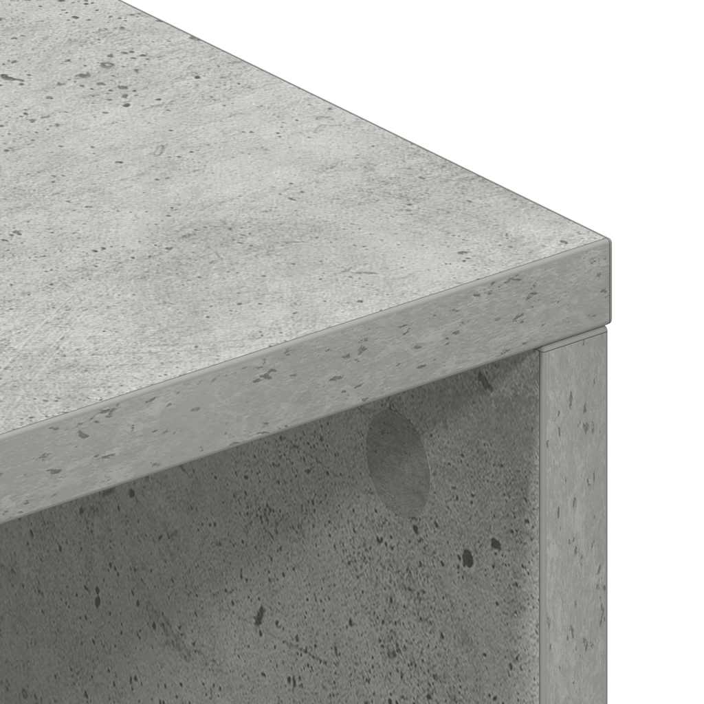 Tv-Benk Betonggrå 100X40X40 Cm Sponplate