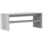 Tv-Benk Grå Sonoma 100X40X40 Cm Konstruert Tre