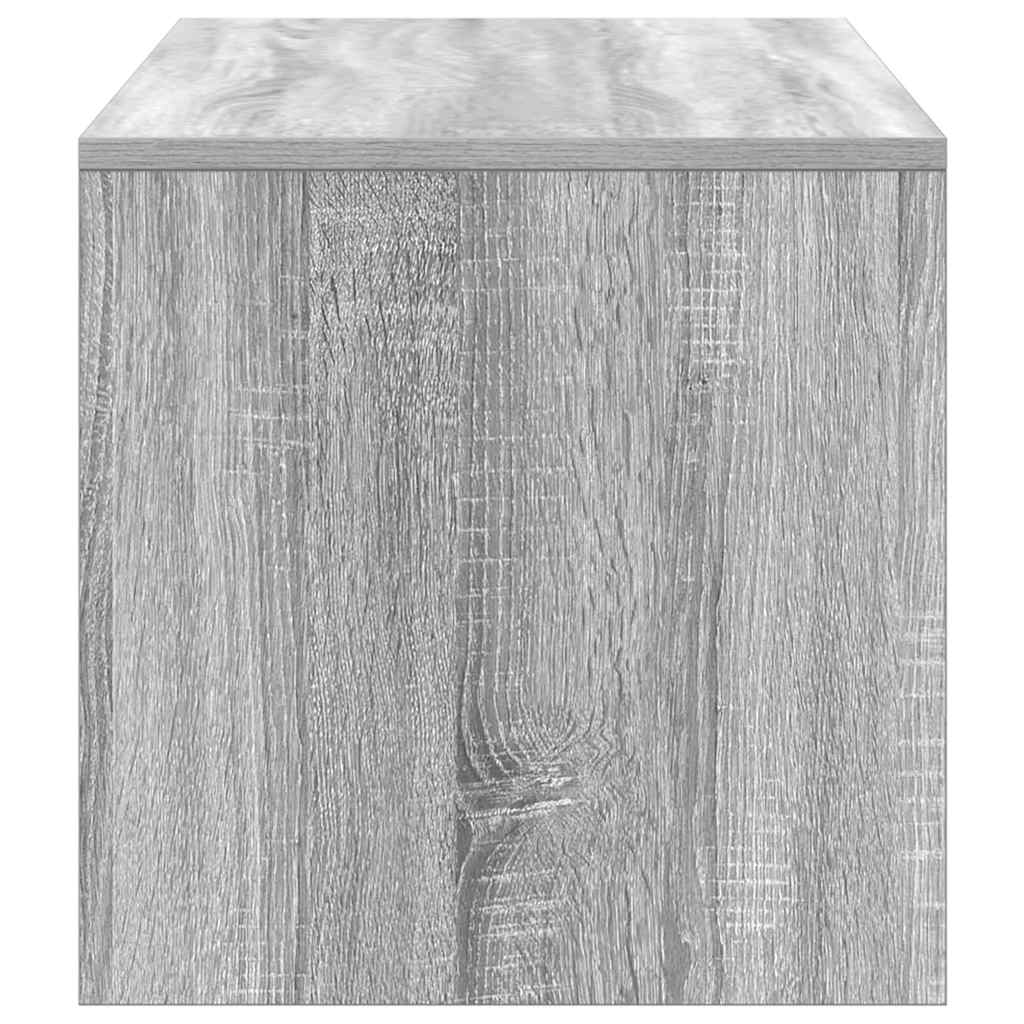 Tv-Benk Grå Sonoma 100X40X40 Cm Konstruert Tre