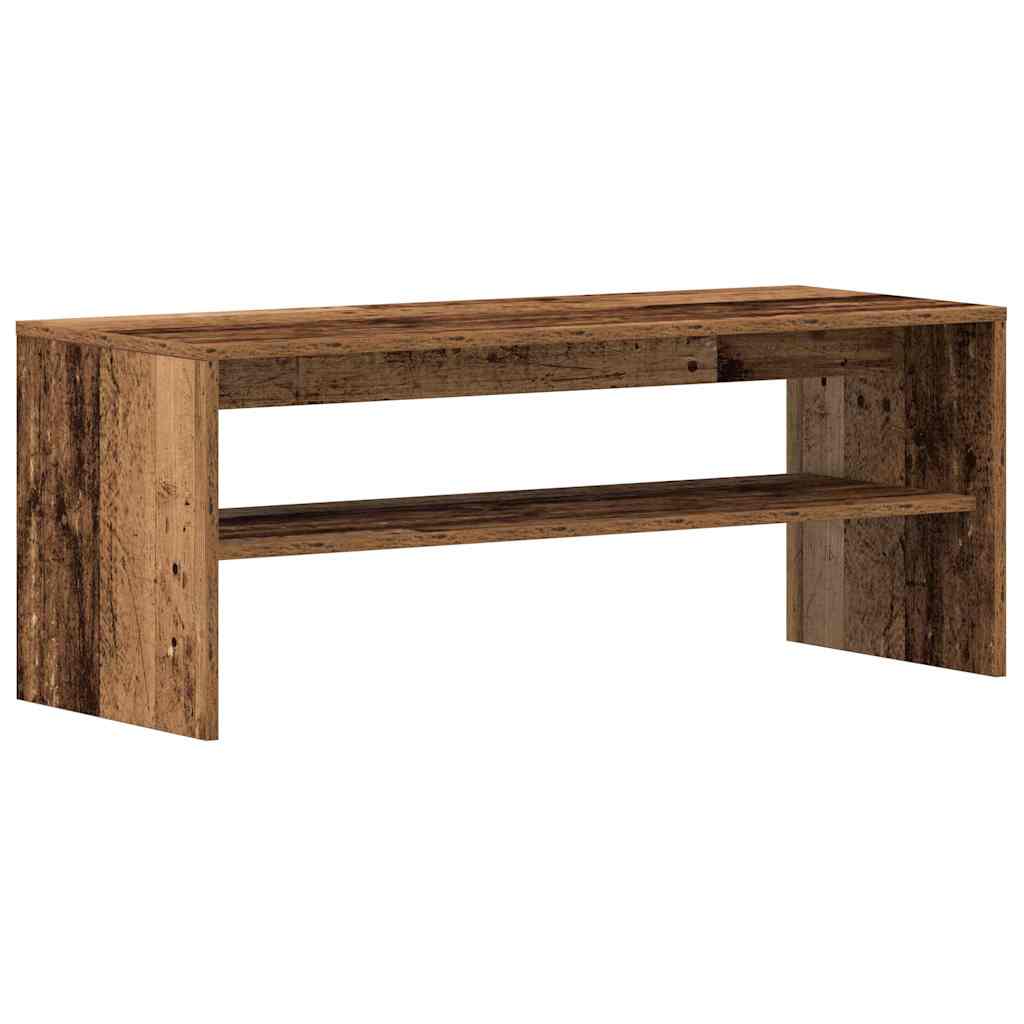 Tv-Benk Gammelt Tre 100X40X40 Cm Konstruert Tre