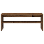 Tv-Benk Gammelt Tre 100X40X40 Cm Konstruert Tre