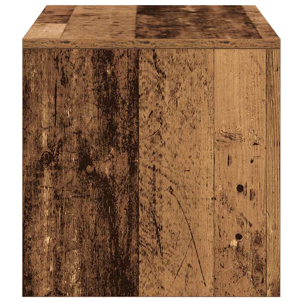 Tv-Benk Gammelt Tre 100X40X40 Cm Konstruert Tre
