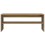 Tv-Benk Artisan Eik 100X40X40 Cm Konstruert Tre