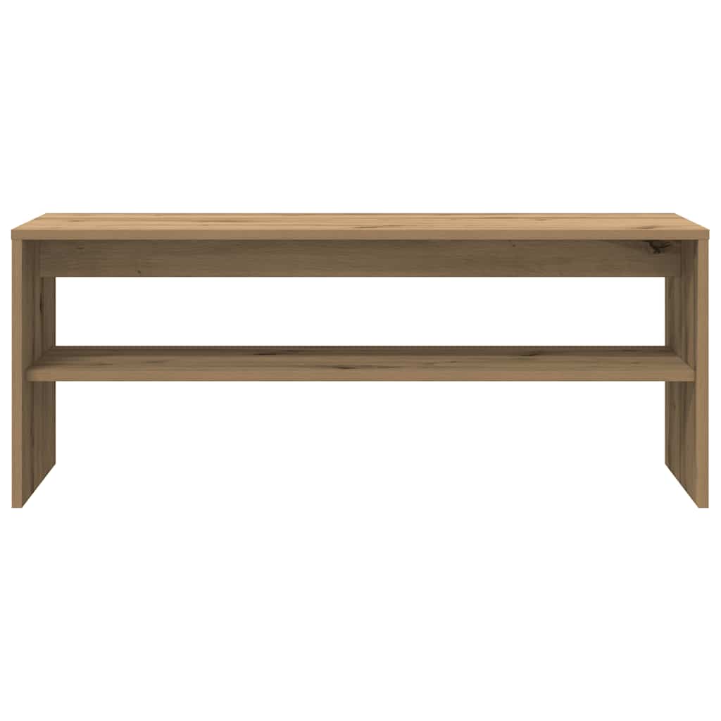 Tv-Benk Artisan Eik 100X40X40 Cm Konstruert Tre