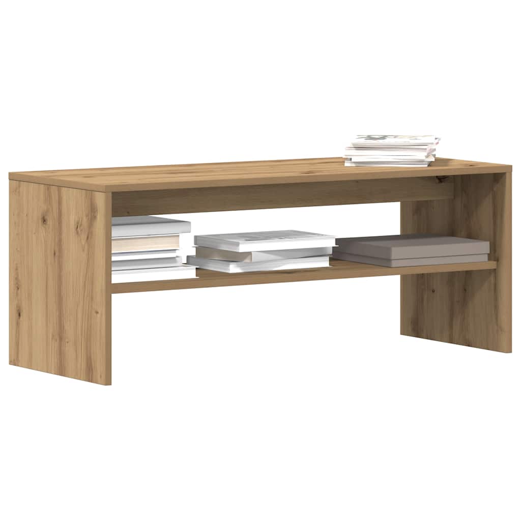 Tv-Benk Artisan Eik 100X40X40 Cm Konstruert Tre