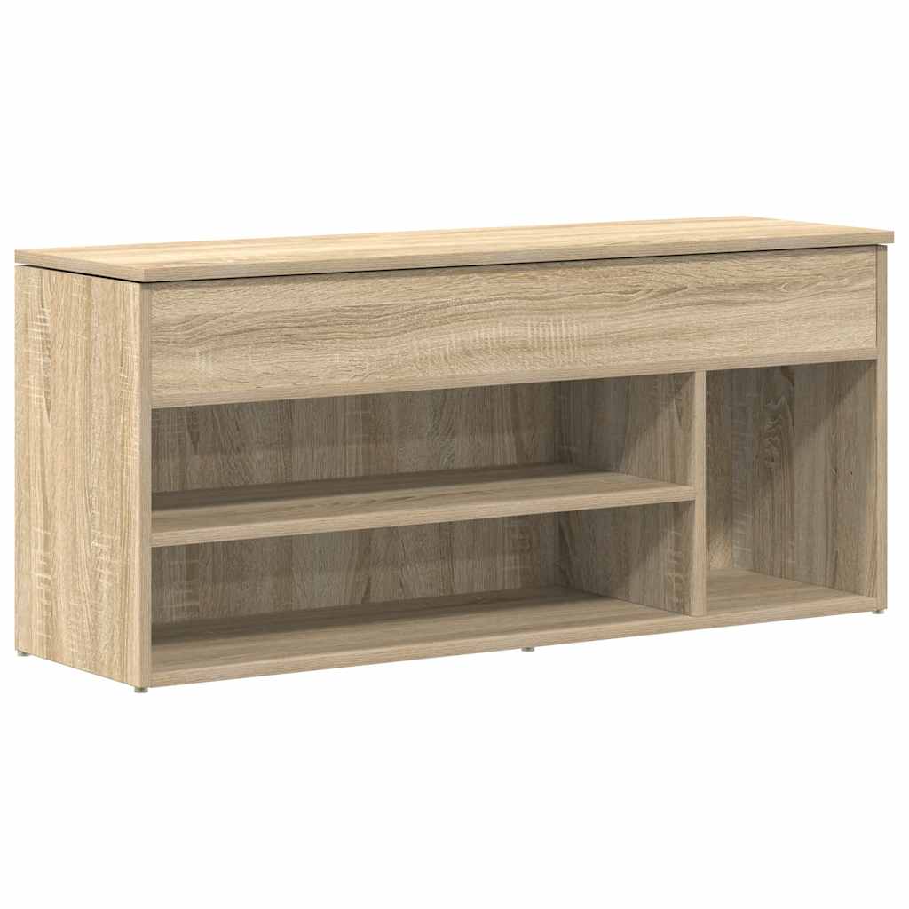 Skobenk Sonoma Eik 102X30,5X45 Cm Konstruert Tre
