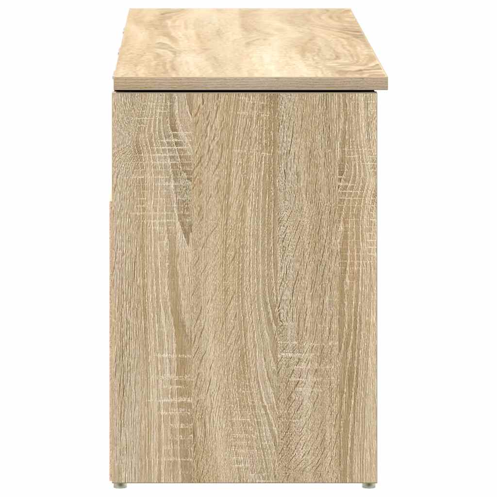 Skobenk Sonoma Eik 102X30,5X45 Cm Konstruert Tre